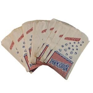 Lot of 20 vintage single serve popcorn bags nostalgia movie night fun theatre